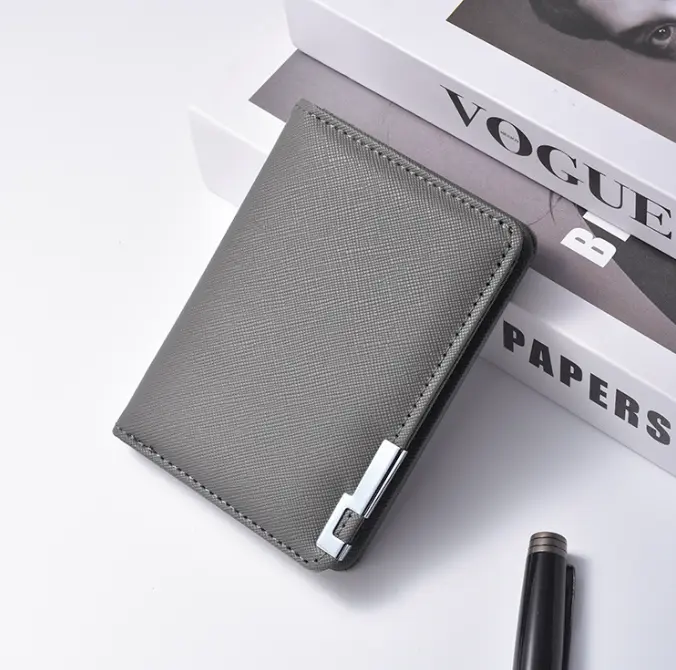 Vintage PU Leather Men's Wallet with Hasp Business ID Card Holder Case Male Short Purse Coin Bag for Men Credit Card Wallets