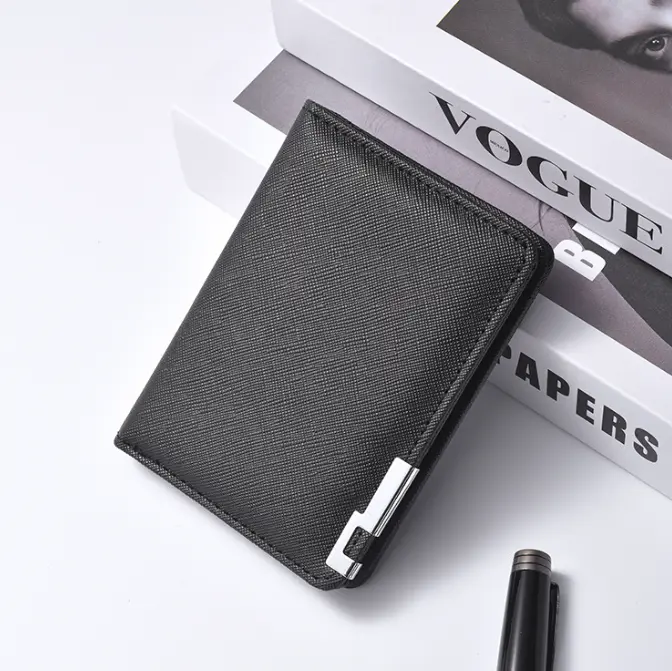 Vintage PU Leather Men's Wallet with Hasp Business ID Card Holder Case Male Short Purse Coin Bag for Men Credit Card Wallets