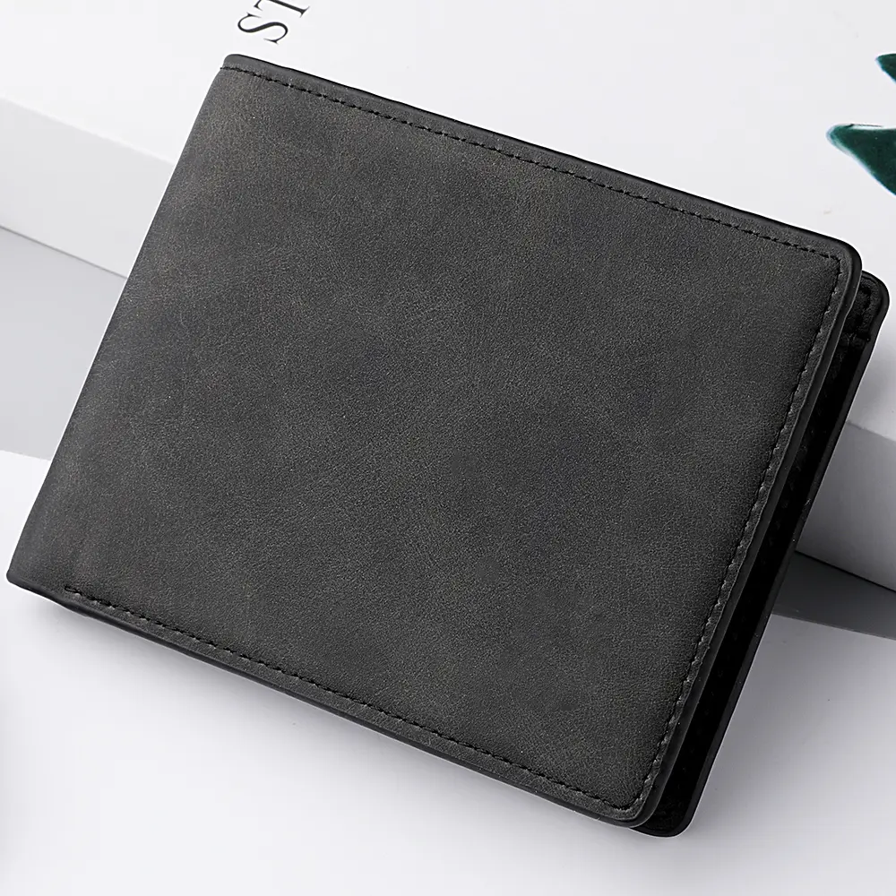 2025 New Wallet for Men, Short Men's Wallet, Dollar Wallet, Zipper Coin Pocket, Ultra-thin Men's Wallet