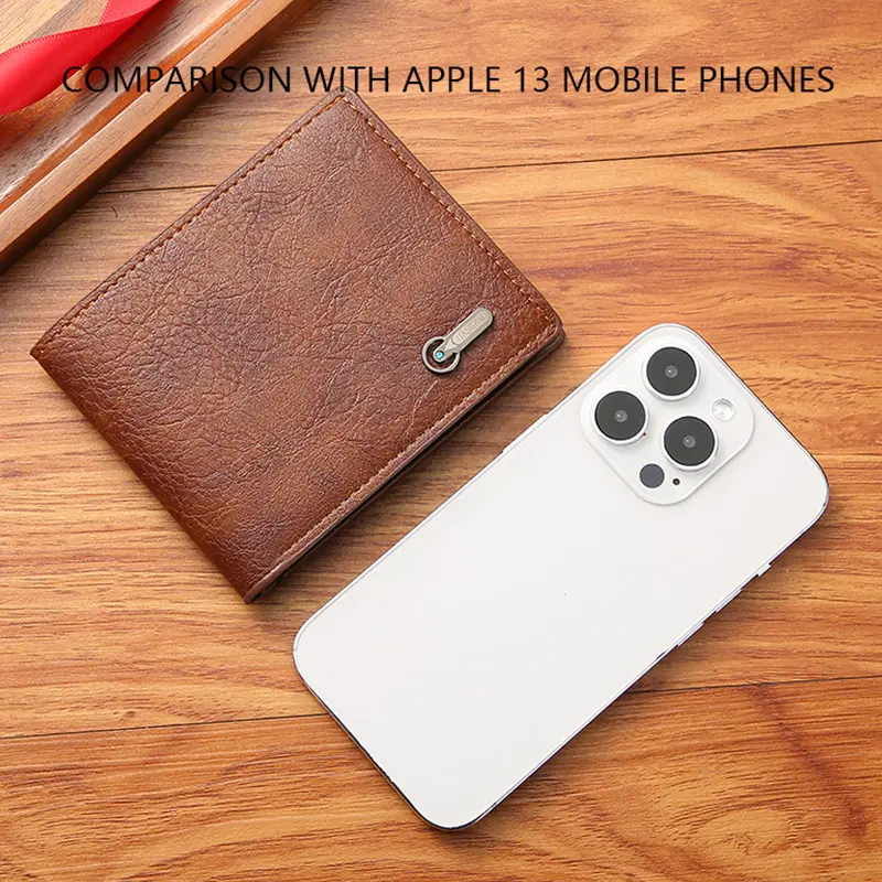 2025 New Men's Wallet Luxury Business Wallets PU Leather Ultrathin Zipper Purse ID Card Holders Paper Money Bag for Men