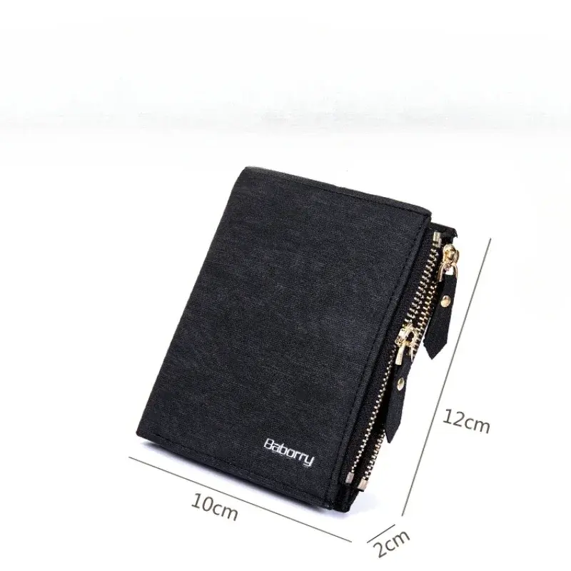 Theft Protec Coin Bag Zipper Men Wallets Famous Brand Mens Wallet Male Money Purses Wallets New Design Top Men Wallet