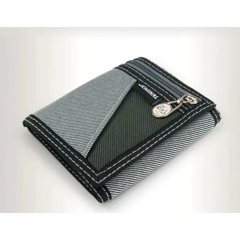 Fashion Men Wallets Good Quality Canvas Fabric Short Clutch Purses Male Moneybags Coin Purse Wallet Cards ID Holder Bags Burse