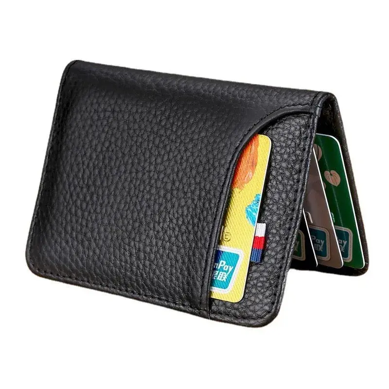 Men's Wallet Short Wallet Card Holder Fashion Thin Multi Card Business Soft Leather Wallet for Men Bolsa Feminina Coin Purse