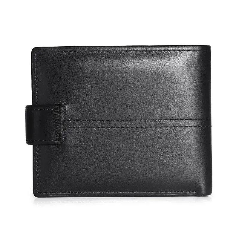 Rfid Leather Mens Wallet with Coin Pocket Designer Dollar Mens Leather Wallet with Rfid