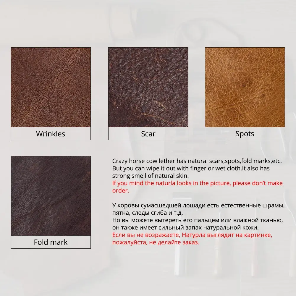 HUMERPAUL Short Wallet for Men Genuine Leather RFID Wallets with Card Holder Bifold Zip Coin Pocket Billetera Hombre Small