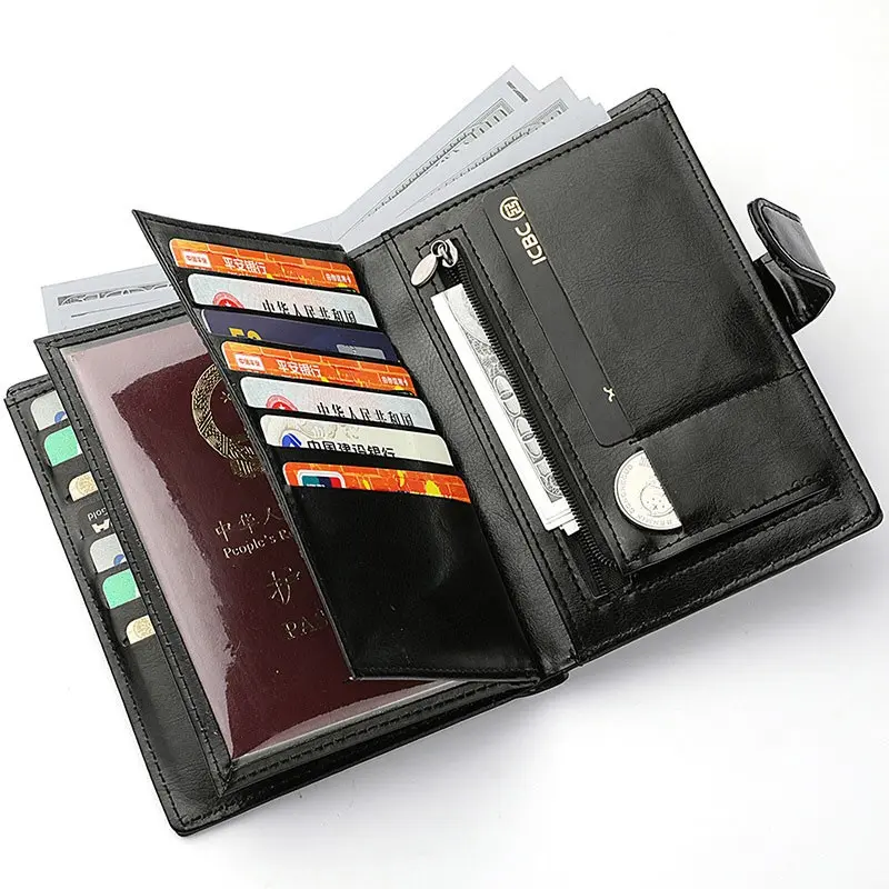 Short Men Wallets Casual Male Purses Zipper Card Bag Coin Bag Small Passport Cover Men's Purse Carteira Masculina Billetera