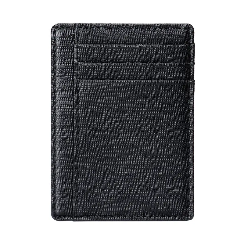 Fashion Men Cowhide Leather Credit Card Holder Business Mini Wallets Coin Purse Multi Card Cover Ultra-thin Small Card Case