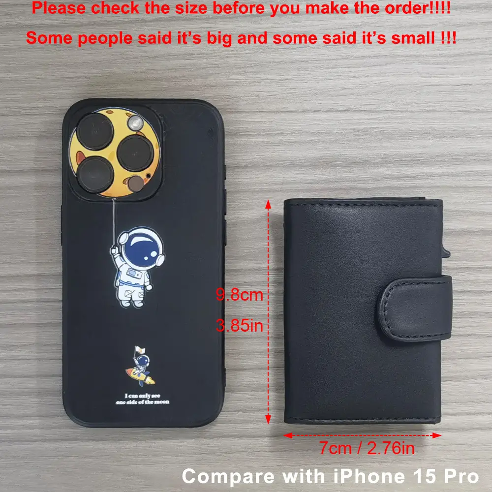 Rfid Credit Card Holder Wallets Men Carbon Fiber Leather Aluminum Business Bank Cardholder Male Case Minimalist Wallet Money Bag