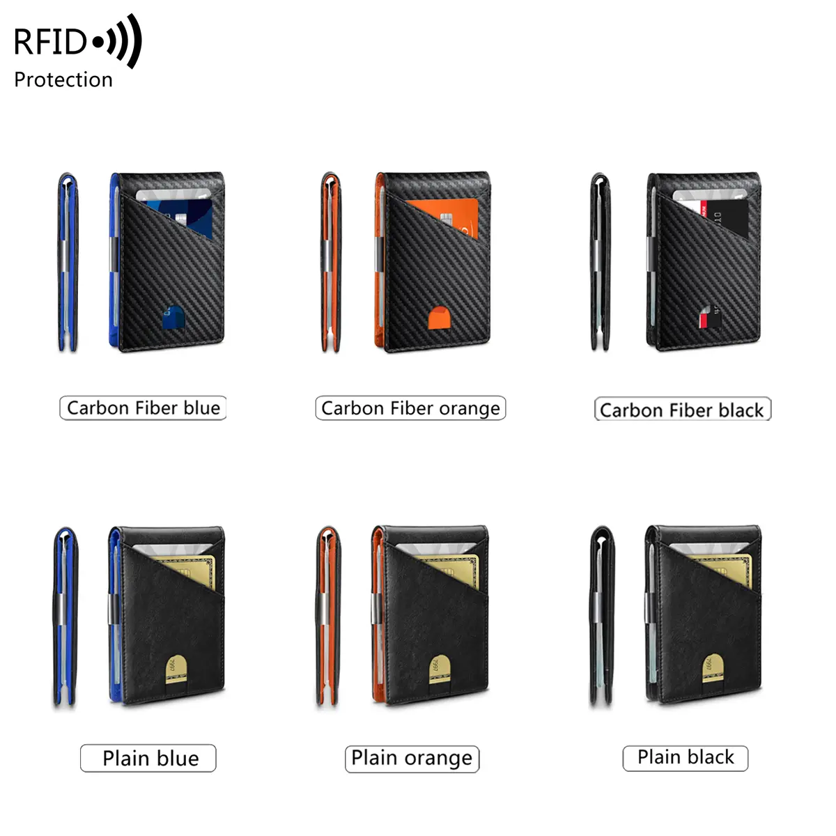 RFID anti-theft brush men'swallet portable double fold cross frontpocket card holdermultifunctional 12card slot short zerowallet