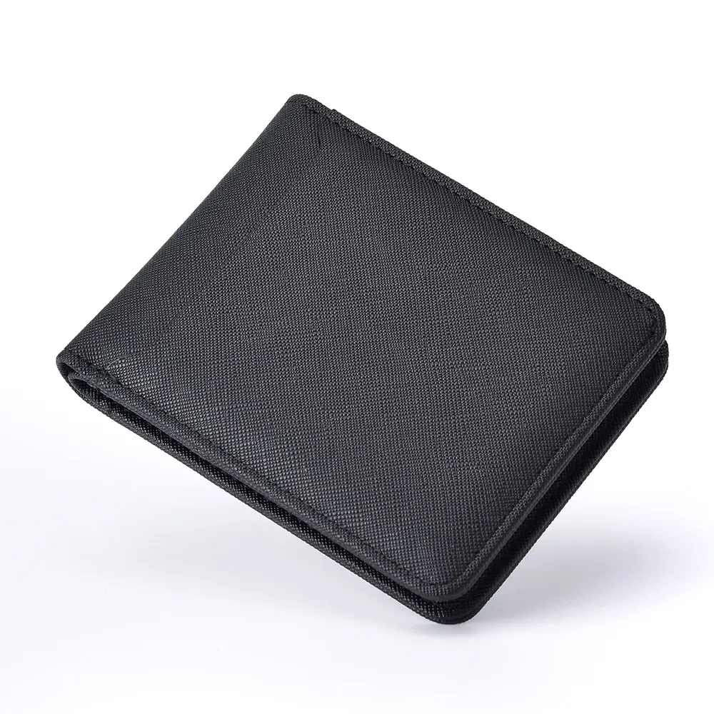 Simple Solid-Color Short Wallet, Business Leisure Card Holder, Male Wallet, ID Card, Bank Card, Male Wallet