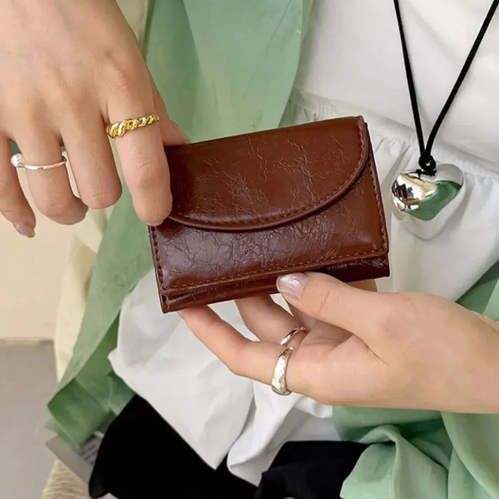 New Fashion Women Wallets Female PU Leather Purses Short Purse for Women Small Money Bag Coin Purse Card Holder Clutch