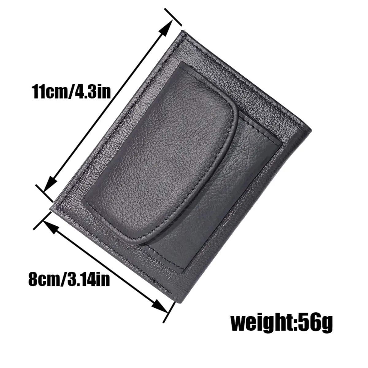 male mini wallet Money clip Genuine Leather Wallet for men Coin Purse Credit Card Holder Wallet man
