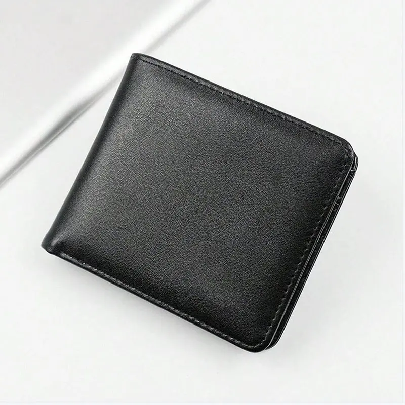 Men Wallet PU leather Money clip Purse Vintage Leather Mini wallet Card Holder Money Bag Men's leather wallet