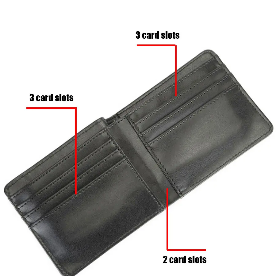 Men Wallet PU leather Money clip Purse Vintage Leather Mini wallet Card Holder Money Bag Men's leather wallet