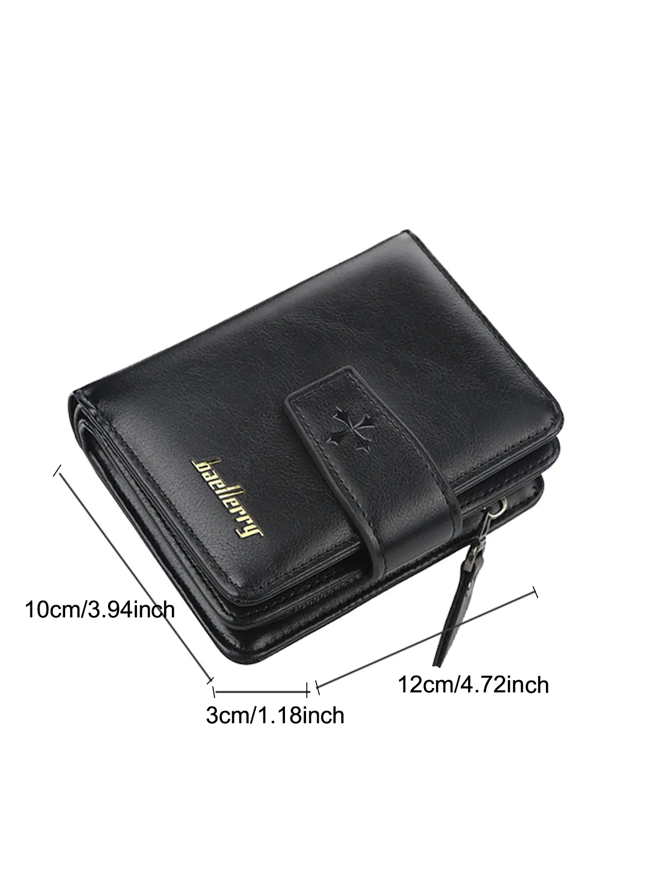 Business Men Short Wallets Zipper Card Holder Organizer High Quality Male Purse New PU Leather Vintage Coin Holder Men Wallets