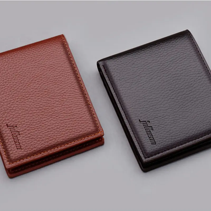 Wallet Men Leather Purse Male Classic Short Wallets Credit Card Holder Coin Pocket Male Money Bag Monederos De Hombre