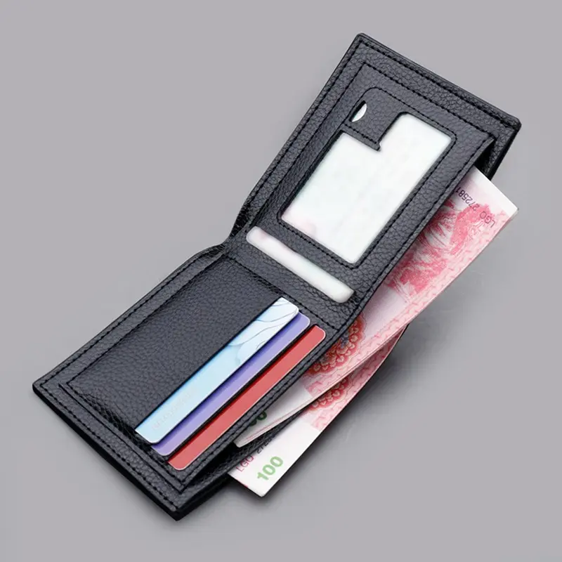 Wallet Men Leather Purse Male Classic Short Wallets Credit Card Holder Coin Pocket Male Money Bag Monederos De Hombre
