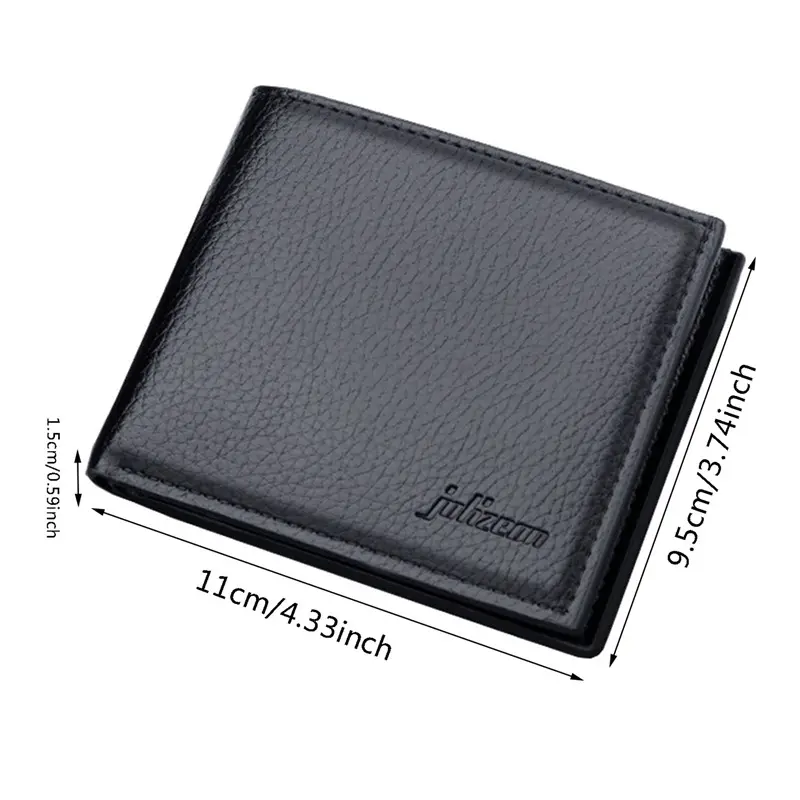 Wallet Men Leather Purse Male Classic Short Wallets Credit Card Holder Coin Pocket Male Money Bag Monederos De Hombre