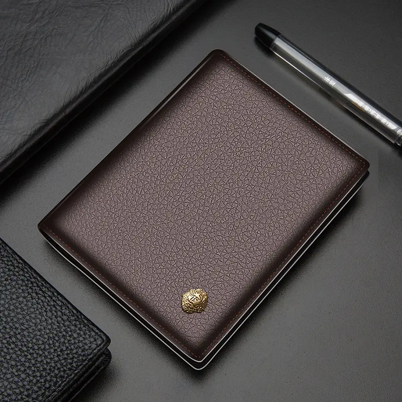 LAORENTOU Men Genuine Leather Wallet Small Card Holder Wallet Gift for Husband,  Boyfriend