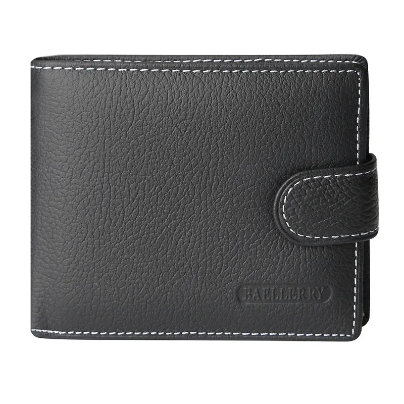 New arrival Genuine Leather Men Wallets With Coin Pocket Money Bag Fashion Male Purse Credit Card Holder For Man