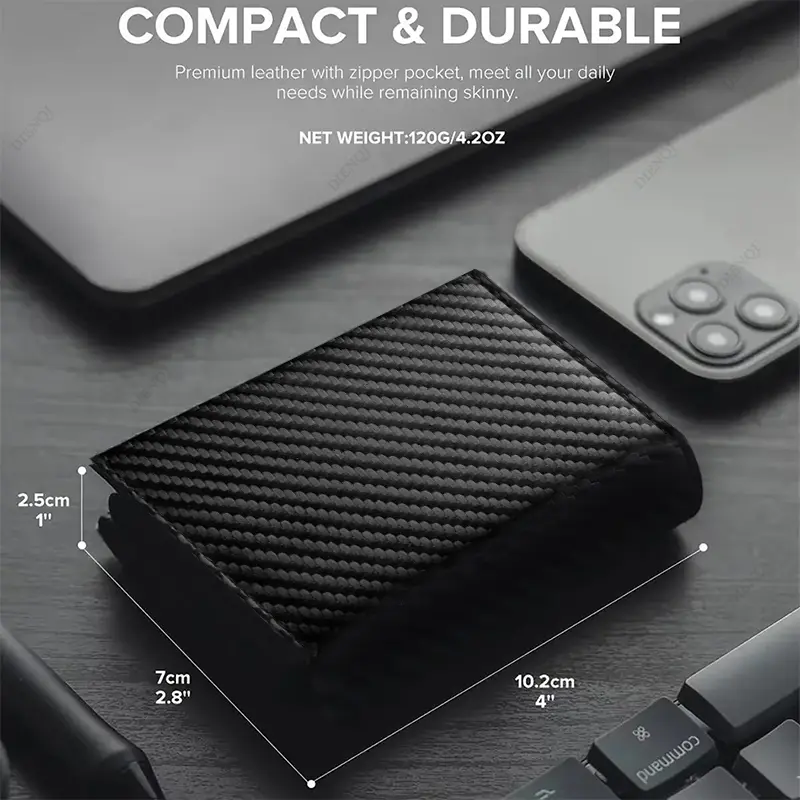 Rfid Mens Wallet Pop Up Metal Card Holder Bank Business Credit Cardholder Case Slim Minimalist Coin Purse Smart Wallets for Men