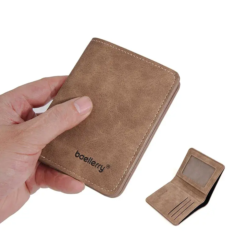 2025 New Wallet Men Short Dollar Clip Zipper Simple Soft Abrazine Leather Lightweight Coin Wallet for Male Card Holders Cartera