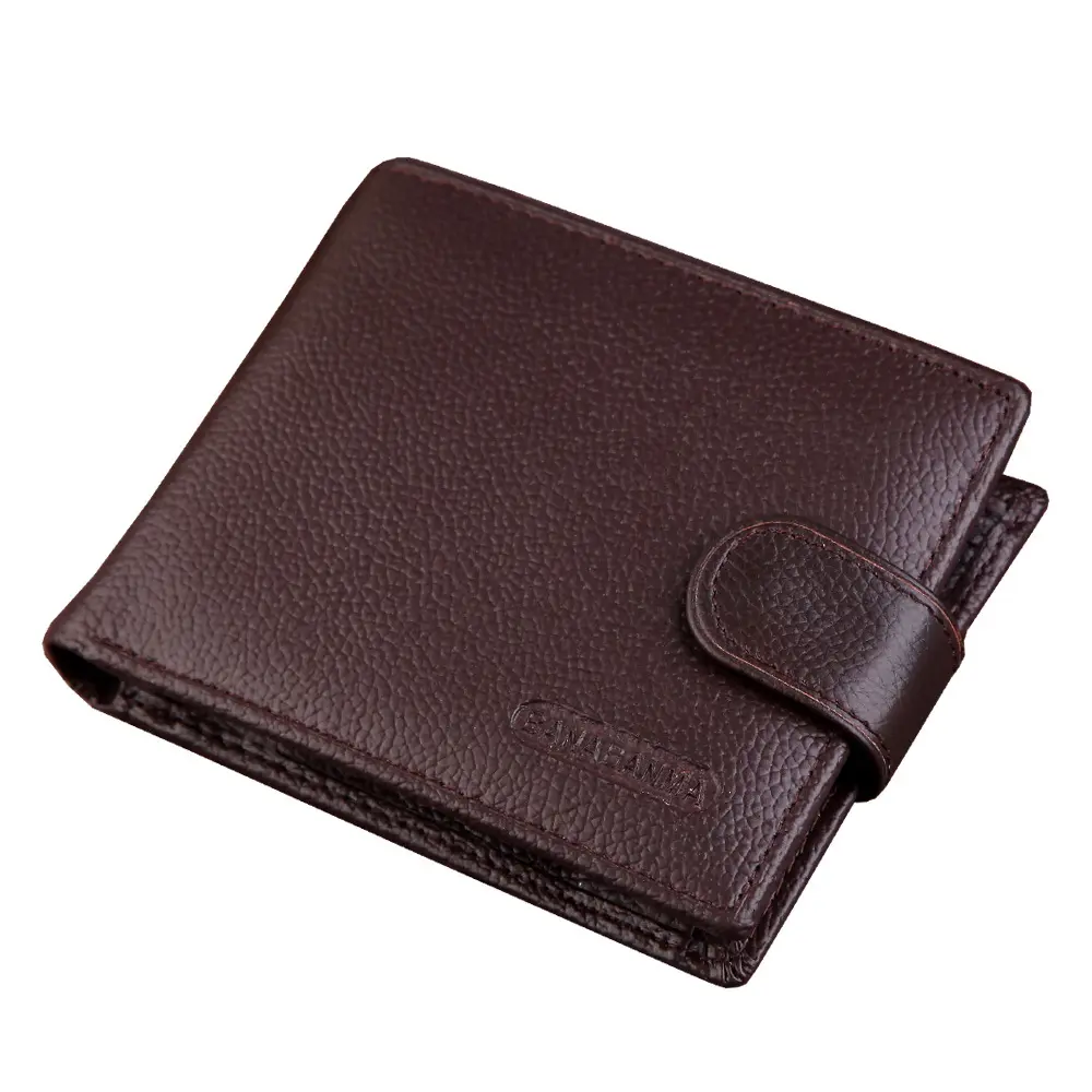 Men's Wallet Rfid Vintage Genuine Leather Wallets for Men Credit Card Holder Purse Money Bag Wallet Man Cartera Hombre