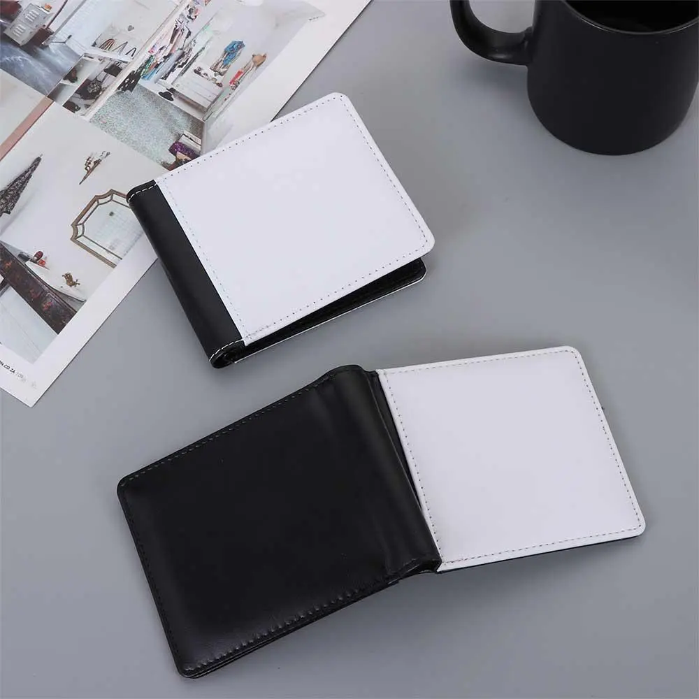Sublimation Heat Transfer Wallet PU Wallet for Women Men DIY Multi Card Holder Wallet for Work Travel Printing Blank Purse