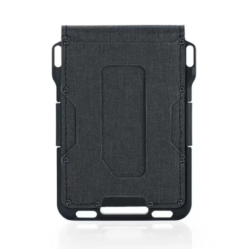 leather Credit Card Holder Wallets Men Brand Rfid Black brown Magic mutifunciton  Slim Mini Wallet Small Money Bag Male Purses