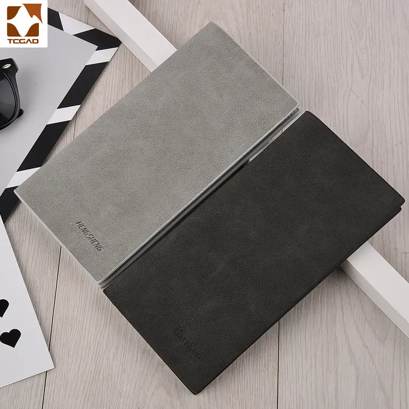 Men's Wallet Thin slim wallet Leather long Male Clutch mens wallets coin hand Purse pocket Cartera hombre billetera hombre 2022