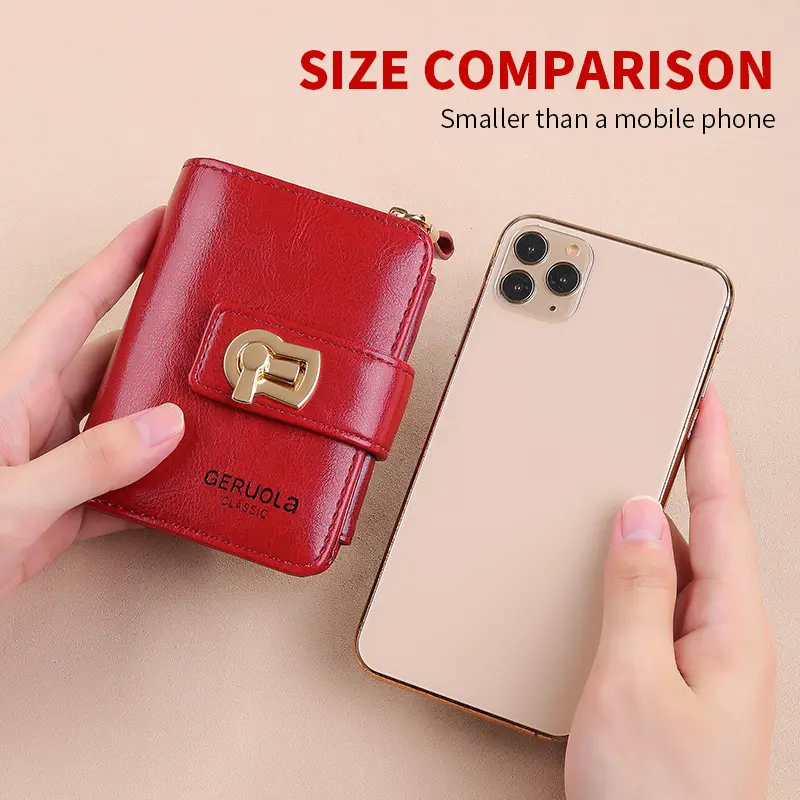 A Wallet with Multiple Card Slots And Large Capacity, Suitable for Holding Car Keys Or Coins. Perfect for Birthday Gifts, Valent