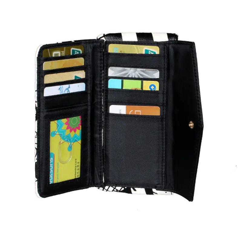 Printed relief wallet, personalized large capacity card holder, Christmas gift