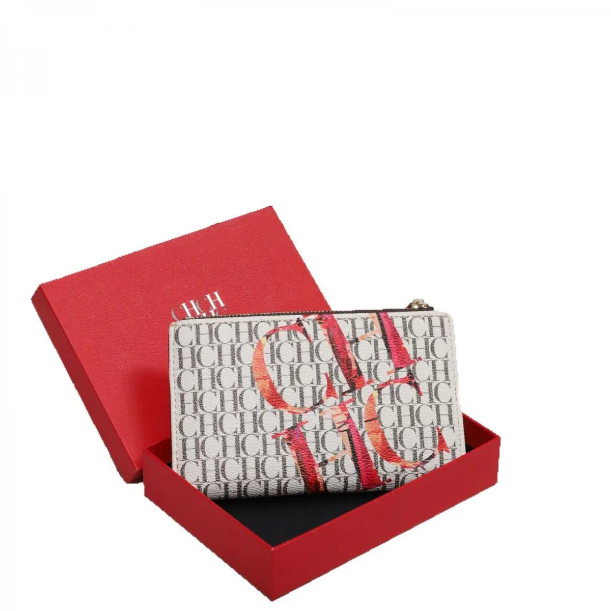 CH Classic Fashion Retro Design Wallet New  Portable High Quality Ladies Coin Purse with Metal Letter Design Women's Wallet