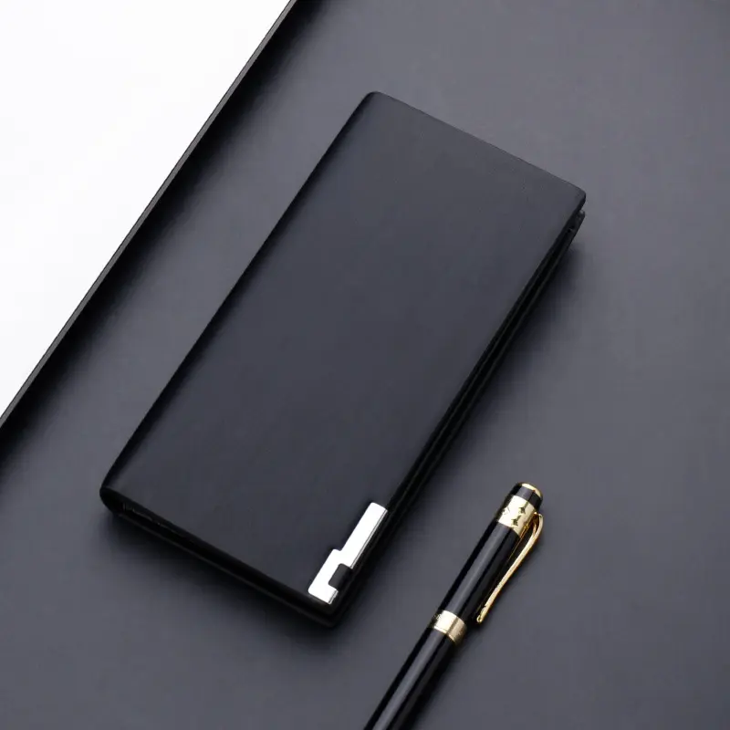 New Men's Wallet Thin Slim Wallet Long Male Business Clutch Bag Coin Purse Luxury Brand Men Wallet Carteira Masculina Cardholder