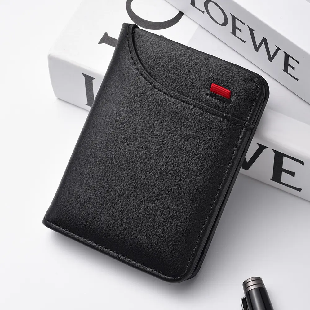 Men's Wallet Vertical Multi Card Small Wallet Driver's License Youth Mini Student Change Bag Card Bag