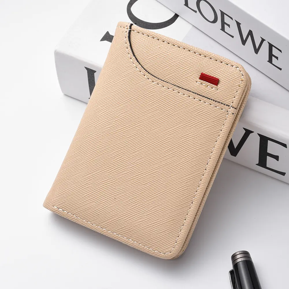 Men's Wallet Vertical Multi Card Small Wallet Driver's License Youth Mini Student Change Bag Card Bag