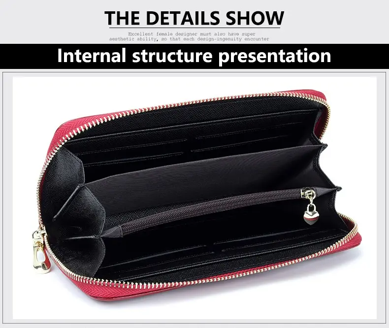 Flowers Women Wallet Genuine Leather Long Zip purses Wristlet Bag Big Capacity Lady Clutchs Cowhide Coin Purse Mobile phone bags