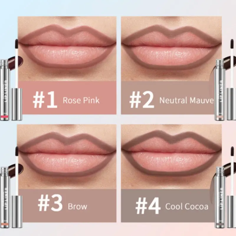 Peel-off Lip Liner Matte Matte Waterproof Non-fading Non-stick Peel-off Lip Gloss Lip Liner Cosmetics  Lip Liner