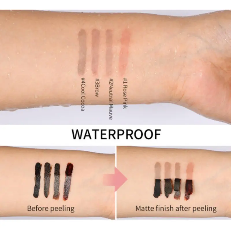 Peel-off Lip Liner Matte Matte Waterproof Non-fading Non-stick Peel-off Lip Gloss Lip Liner Cosmetics  Lip Liner