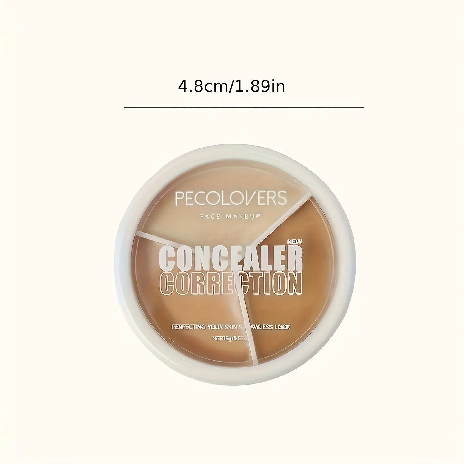 Mousse Concealer Palette Coverage Dark Eye Circles Matte Highlight Brightens Skin Tone Face Moisturizing Concealing Cream