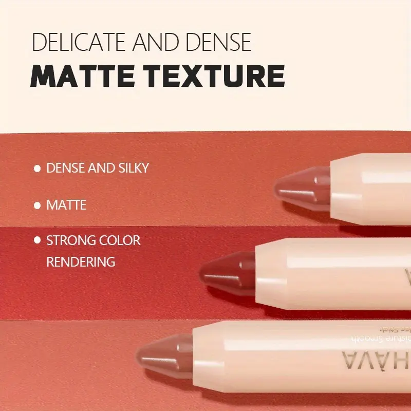Lipstick Lipliner Pencil - Long-Lasting, Waterproof, Matte Finish, Non-Decolorizing, Smudge-Proof - Perfect for All Skin Types