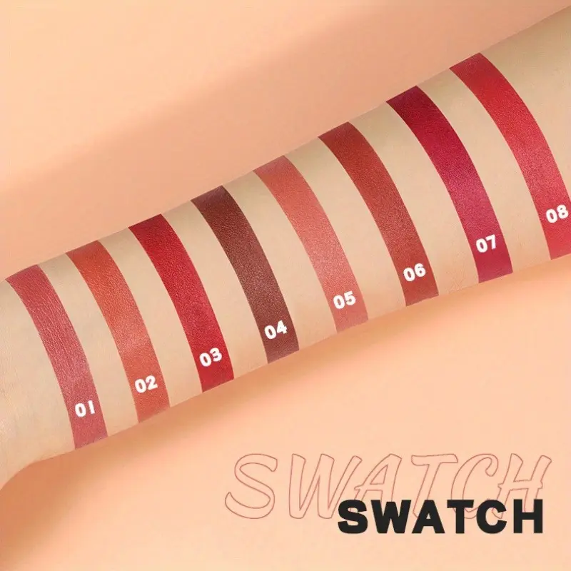 Lipstick Lipliner Pencil - Long-Lasting, Waterproof, Matte Finish, Non-Decolorizing, Smudge-Proof - Perfect for All Skin Types
