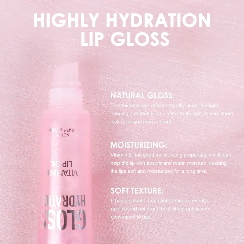 8-Color Moisture Lip Gloss - Lustrous Mirror Shine, Pearlescent Nude Tones, Nourishing Lip Oil - Perfect for Valentine's Day