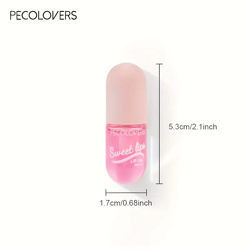 Strawberry Moisturizing Lip Gloss Peach Waterproof Glossy Long Lasting Not Sticky Natural Lip Tint Daily Makeup Lip Oil Primer