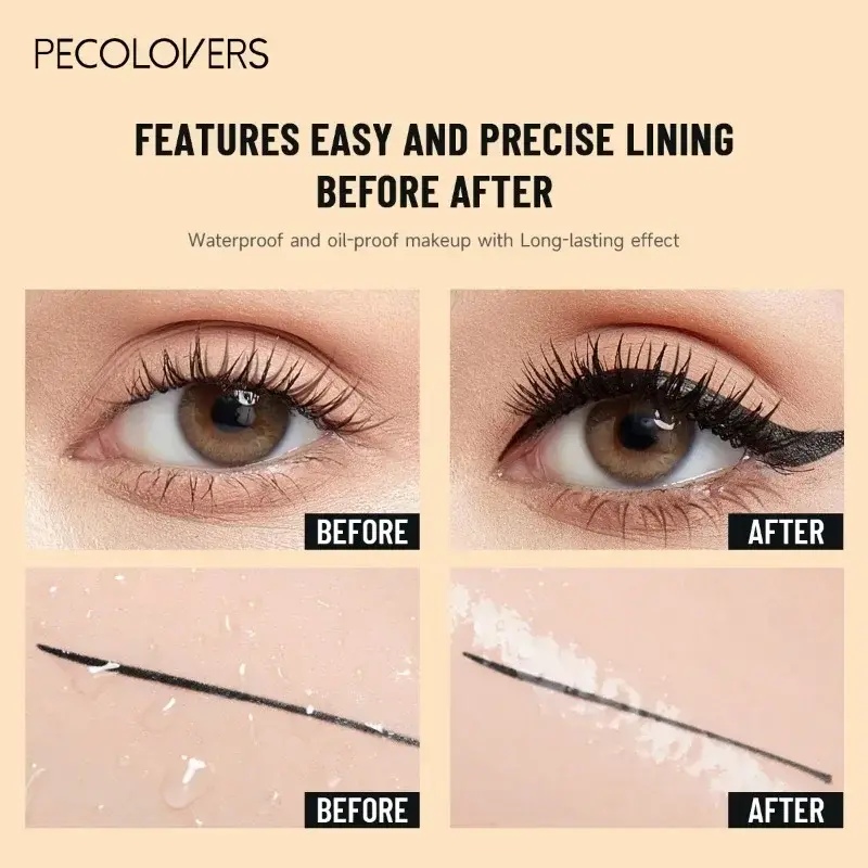 Five Eyeliner, Liquid Eyeliner, Quick Drying, Waterproof and Sweat-proof, Eye Cosmetics Eyeliner Pencil  Cosmetic