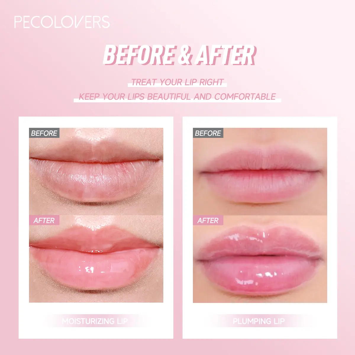 Peach Flavor Watery Clear Jelly Lip Oil Lip Balm Fruit Scent Moisturizing And Smoothing Lip Lines Jelly Pout Lip Gloss Glass Lip