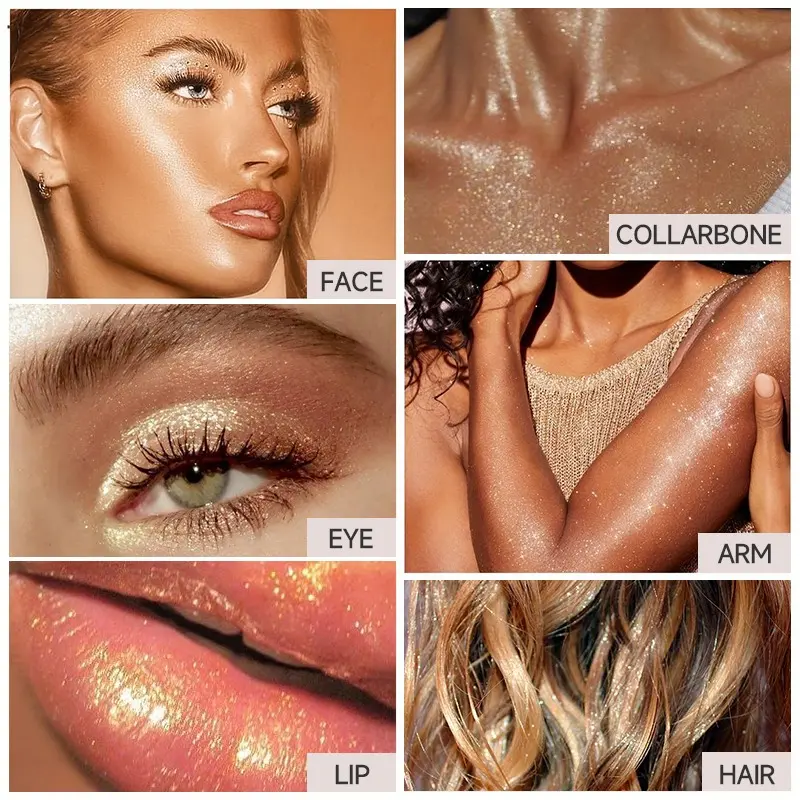 Eye Highlights Facial Highlights, Shiny White, Waterproof and Sweat-proof, Brighten The Face and Eyes