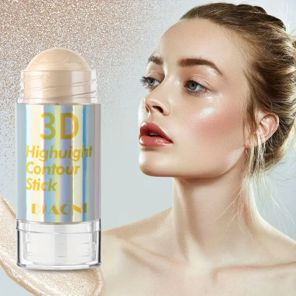 Shimmer Blush Stick Water Light Highlighter Stick Make Up Face Body Glitter Illuminator Cosmetics Face Contour Brighten Makeup