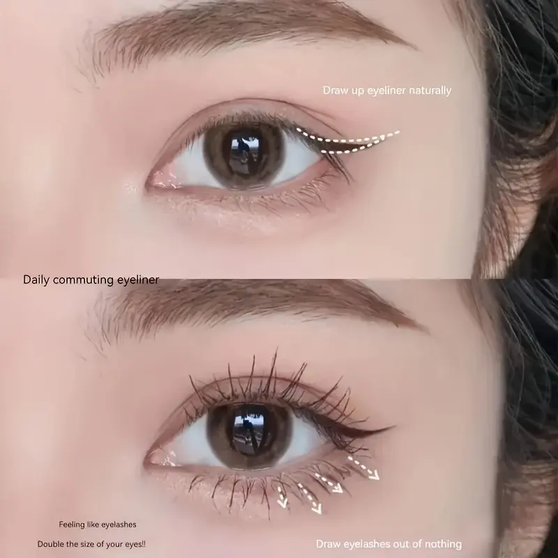 Vibrant Eye Definer Pen Long-Lasting, Quick-Drying, Gentle Formula with 4 Vibrant Colors for Sleek, Smudge-Free Eye Makeup Looks