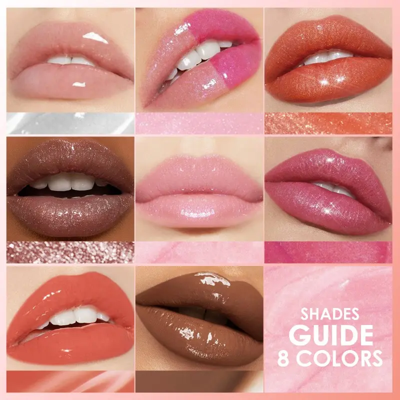 Lip Gloss Lip Gloss, Multi-color Natural Moisturizing Lip Gloss, Moisturizing Lip Balm, Lip Cosmetics Lip Gloss
